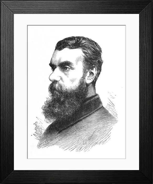 Framed Print : Rev. G. M. Gordon, c1880 Framed Print : Rev. G. M. Gordon, c1880