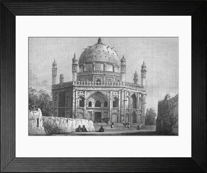 Framed Print : Tomb of Ahmed Shah, Adjoining the Citadel, Candahar, c1880 Framed Print : Tomb of Ahmed Shah, Adjoining the Citadel, Candahar, c1880