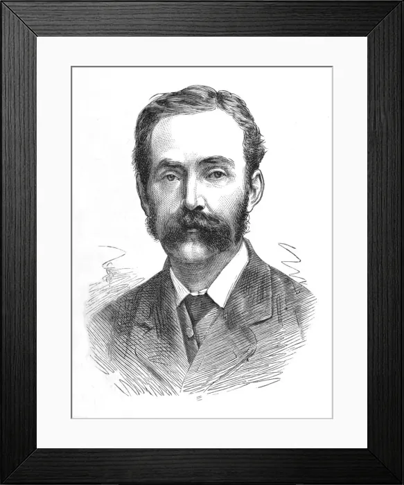 Framed Print : Colonel Shewell, c1880 Framed Print : Colonel Shewell, c1880