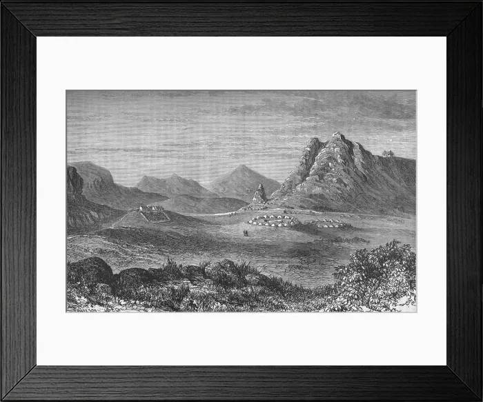 Framed Print : Thaba Bosigo, the Stronghold of the Basutos, c1880 Framed Print : Thaba Bosigo, the Stronghold of the Basutos, c1880