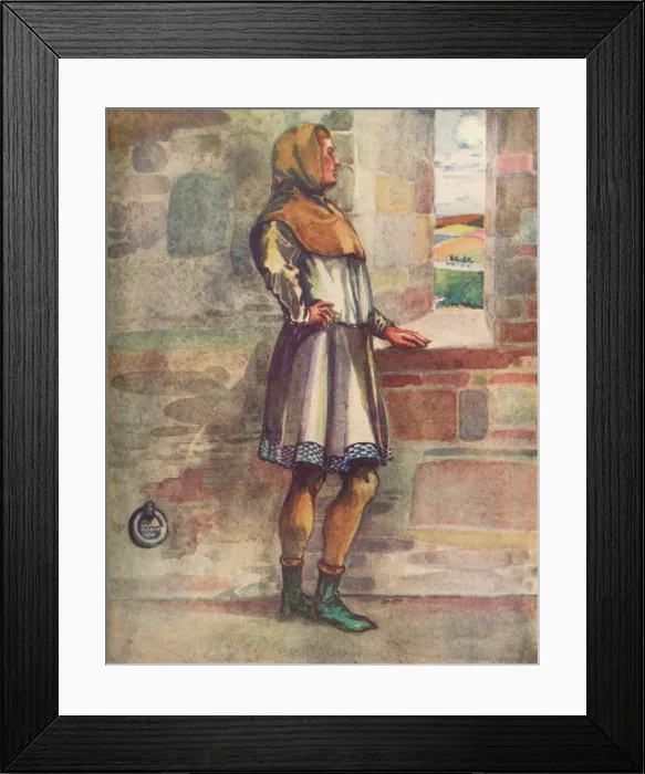 Framed Print : A Man of the Time of Richard I, 1907. Artist: Dion Clayton Calthrop Framed Print : A Man of the Time of Richard I, 1907. Artist: Dion Clayton Calthrop