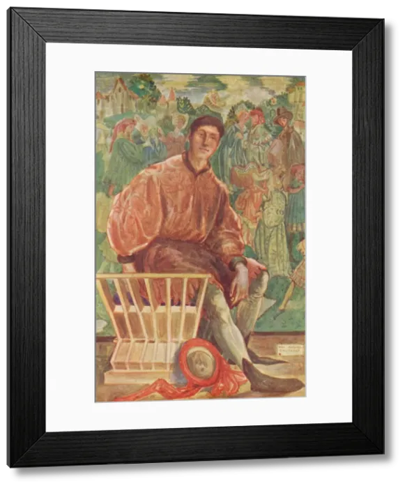 Framed Print : A Man of the Time of Henry VI, 1907. Artist: Dion Clayton Calthrop Framed Print : A Man of the Time of Henry VI, 1907. Artist: Dion Clayton Calthrop