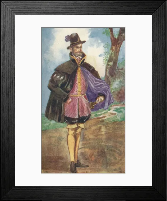Framed Print : A Man of the Time of Mary, 1907. Artist: Dion Clayton Calthrop Framed Print : A Man of the Time of Mary, 1907. Artist: Dion Clayton Calthrop