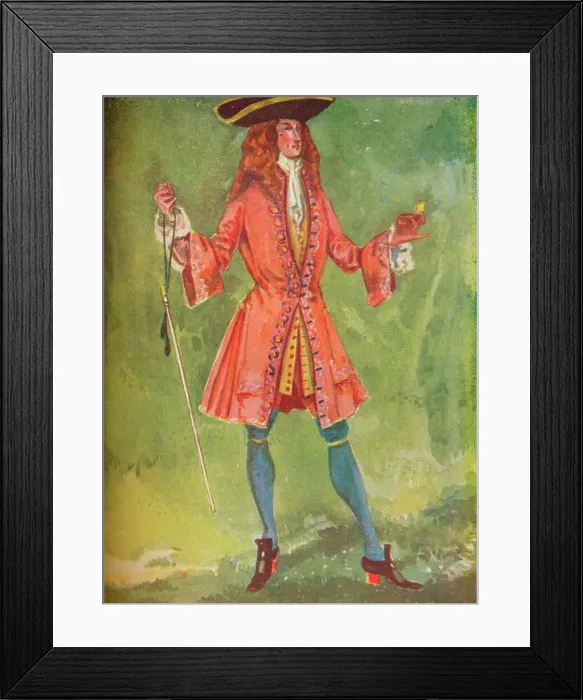 Framed Print : A Man of the Time of Queen Anne, 1907. Artist: Dion Clayton Calthrop Framed Print : A Man of the Time of Queen Anne, 1907. Artist: Dion Clayton Calthrop