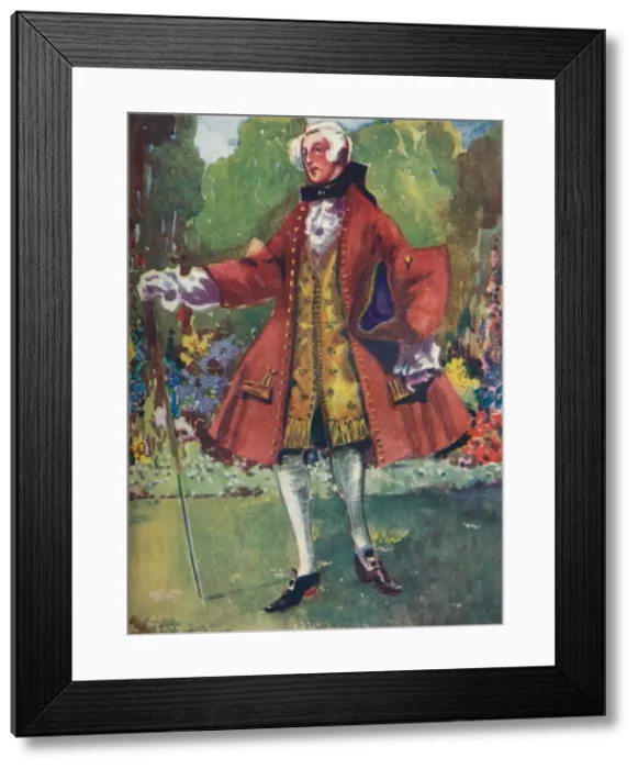 Framed Print : A Man of the Time of George II, 1907. Artist: Dion Clayton Calthrop Framed Print : A Man of the Time of George II, 1907. Artist: Dion Clayton Calthrop