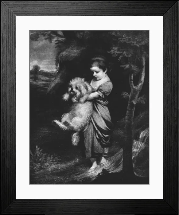 Framed Print : Crossing The Brook, c1767, (1911). Artist: Sir Joshua Reynolds Framed Print : Crossing The Brook, c1767, (1911). Artist: Sir Joshua Reynolds