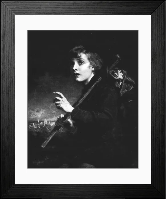 Framed Print : Turn Again, Whittington!, 1864, (1911). Artist: James Sant Framed Print : Turn Again, Whittington!, 1864, (1911). Artist: James Sant