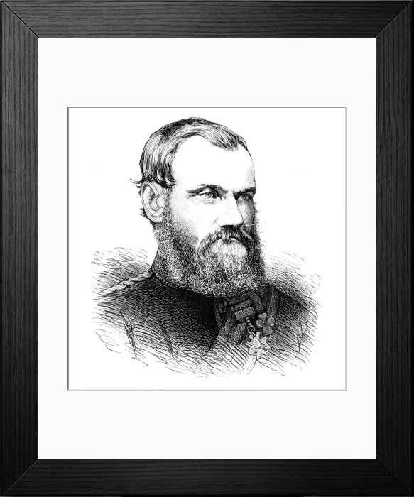 Framed Print : General Sir Samuel Browne, c1880 Framed Print : General Sir Samuel Browne, c1880