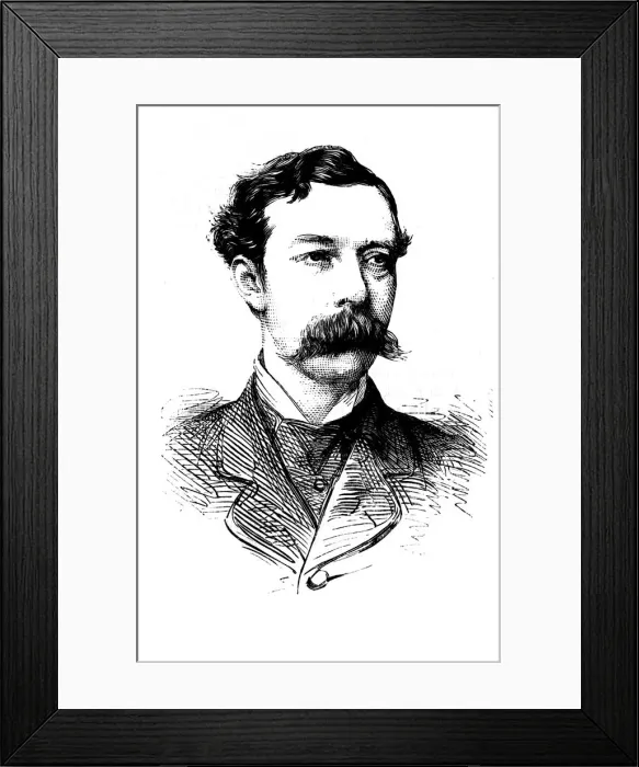 Framed Print : Lieutenant-Colonel Brownlow, C. B. c1880 Framed Print : Lieutenant-Colonel Brownlow, C. B. c1880