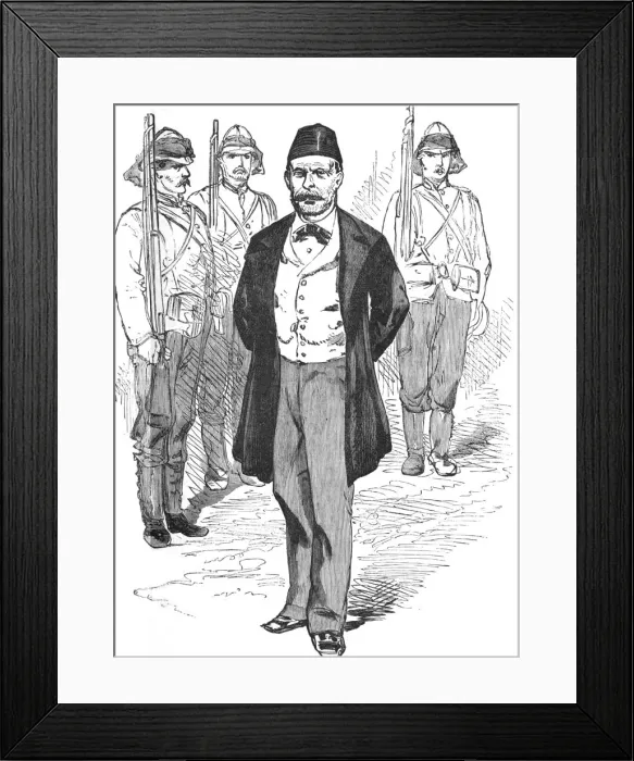 Framed Print : Mahmoud Fehmy, Chief of Arabis Staff, c1882 Framed Print : Mahmoud Fehmy, Chief of Arabis Staff, c1882