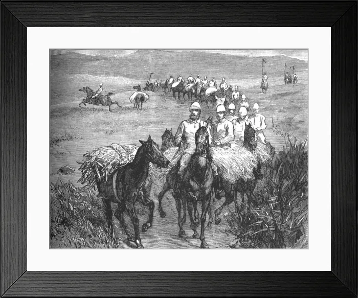 Framed Print : Lancers Returning from a Foray, c1880 Framed Print : Lancers Returning from a Foray, c1880