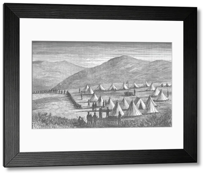 Framed Print : Sir Garnet Wolseleys Camp at Ulundi: Zulus Coming In To Give Up Their Arms, c1880 Framed Print : Sir Garnet Wolseleys Camp at Ulundi: Zulus Coming In To Give Up Their Arms, c1880