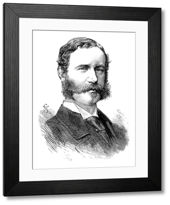 Framed Print : General Anstruther, c1880 Framed Print : General Anstruther, c1880