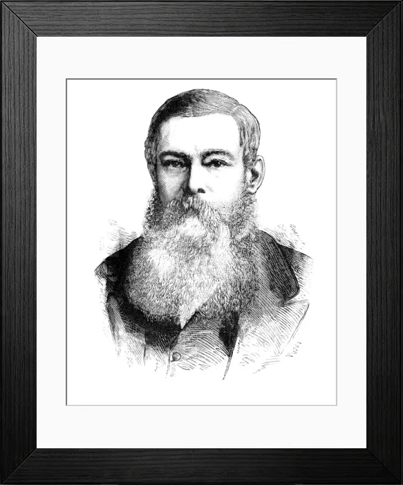 Framed Print : Mr. J. H. Brand, President of the Orange Free State, c1880 Framed Print : Mr. J. H. Brand, President of the Orange Free State, c1880
