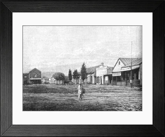 Framed Print : Church Square, Pretoria, c1880s Framed Print : Church Square, Pretoria, c1880s