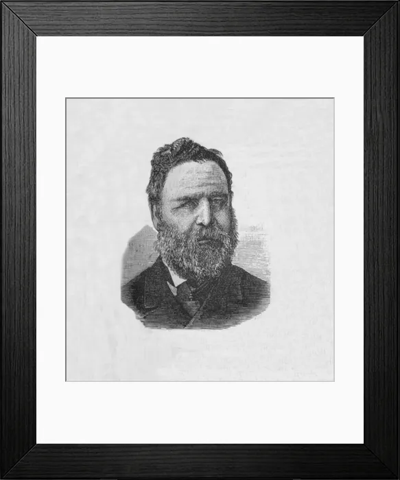 Framed Print : Admiral Seymour (afterwards Lord Alcester), c1882-85 Framed Print : Admiral Seymour (afterwards Lord Alcester), c1882-85