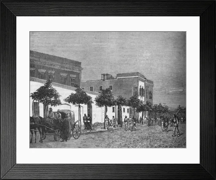 Framed Print : Arabi Pashas House, Cairo, c1882-1885 Framed Print : Arabi Pashas House, Cairo, c1882-1885