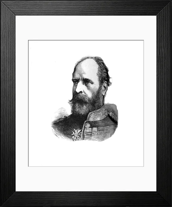 Framed Print : Major-Gen. Sir E. B. Hamley, Commanding the Second Division, c1882 Framed Print : Major-Gen. Sir E. B. Hamley, Commanding the Second Division, c1882