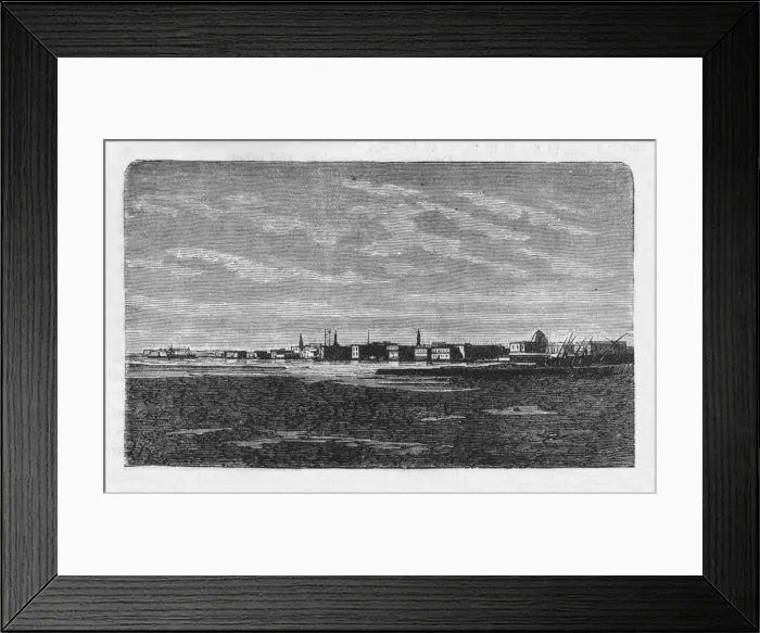 Framed Print : Suez, c1882 Framed Print : Suez, c1882