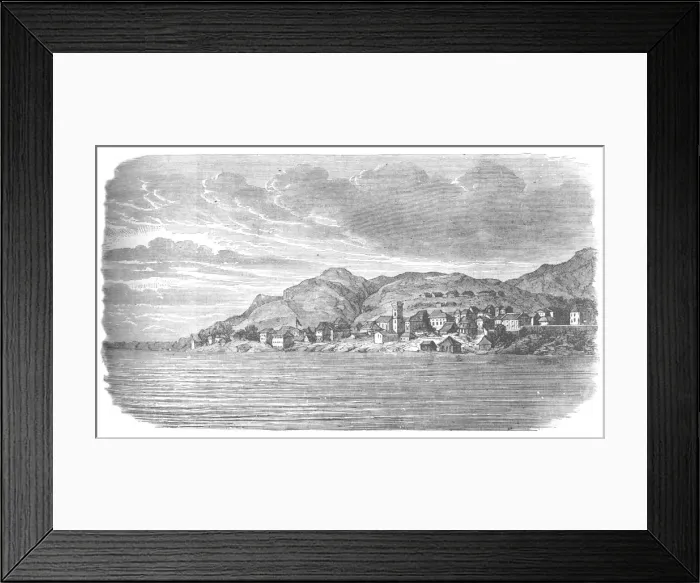 Framed Print : Free-Town, Sierra Leone, c1881-85 Framed Print : Free-Town, Sierra Leone, c1881-85
