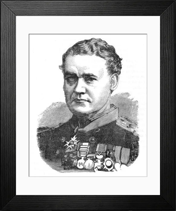 Framed Print : Admiral Sir W. Hewlett, c1881-85 Framed Print : Admiral Sir W. Hewlett, c1881-85