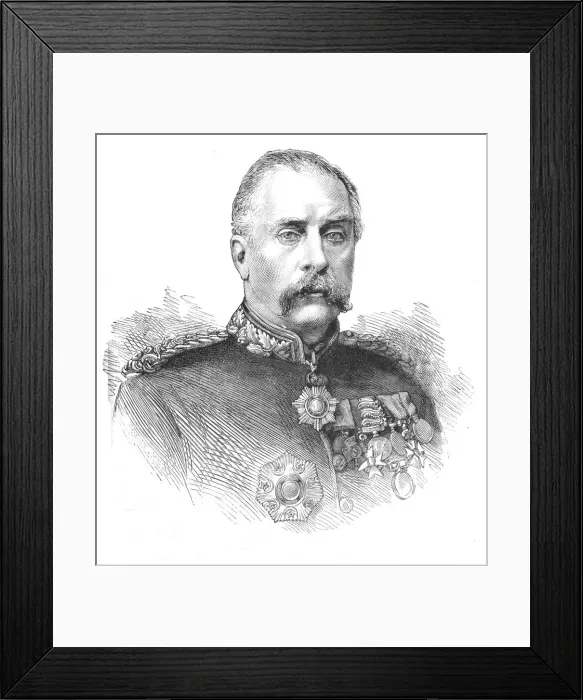 Framed Print : General Sir Gerald Graham, c1881-85 Framed Print : General Sir Gerald Graham, c1881-85