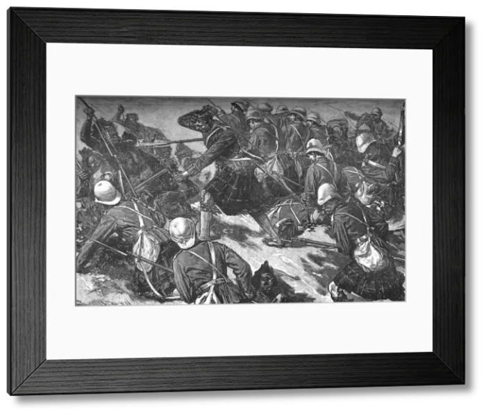 Framed Print : The Battle of El Teb, c1881-85 Framed Print : The Battle of El Teb, c1881-85