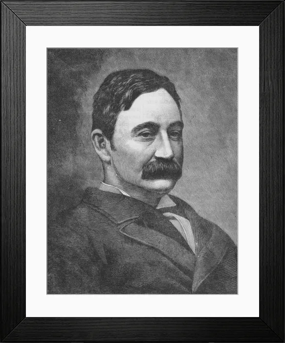 Framed Print : Colonel Fred Burnaby, c1881-85 Framed Print : Colonel Fred Burnaby, c1881-85