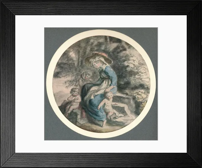 Framed Print : Lady Herbert and her Children, 1903. Artist: Lady Diana Spencer Framed Print : Lady Herbert and her Children, 1903. Artist: Lady Diana Spencer