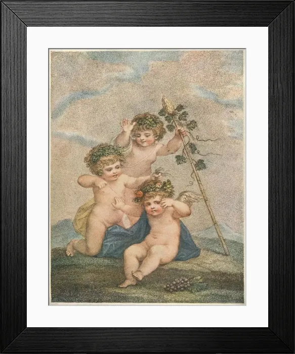 Framed Print : Cupids, 1903. Artist: Francesco Bartolozzi Framed Print : Cupids, 1903. Artist: Francesco Bartolozzi
