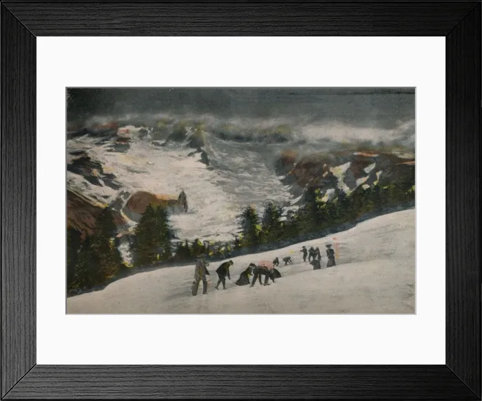 Framed Print : Snowballing in Paradise Valley in Midsummer, Mt. Rainier National Park, c1916. Artist: Asahel Curtis Framed Print : Snowballing in Paradise Valley in Midsummer, Mt. Rainier National Park, c1916. Artist: Asahel Curtis