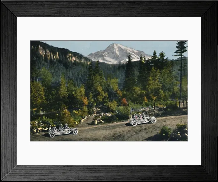 Framed Print : Mt. Rainier from National Park Inn, c1916. Artist: Asahel Curtis Framed Print : Mt. Rainier from National Park Inn, c1916. Artist: Asahel Curtis