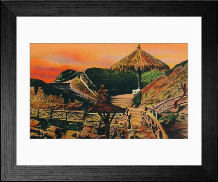 Framed Print : Sunset Cliffs. San Diego, California, c1941 Framed Print : Sunset Cliffs. San Diego, California, c1941