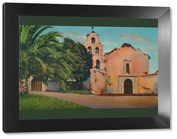 Mission San Diego De Alcala. Founded 1769, California, c1941