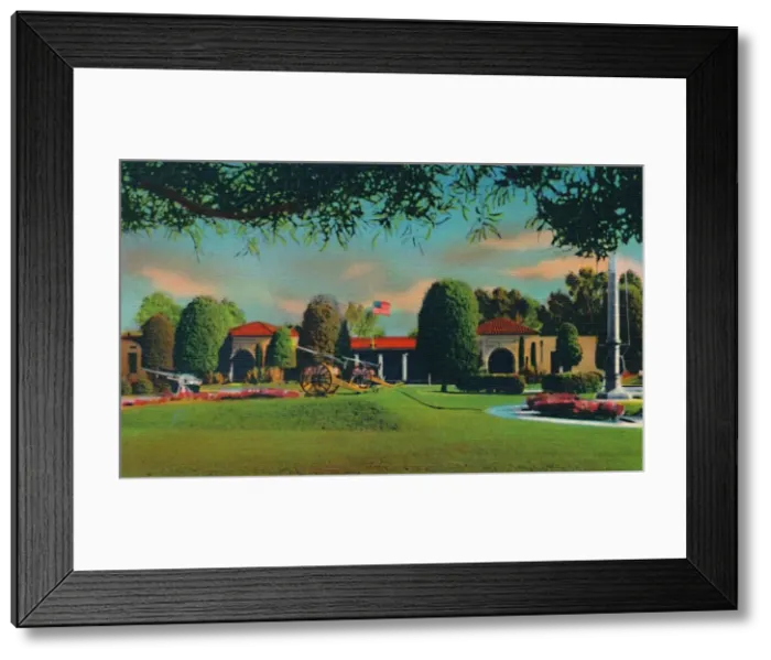 Framed Print : U. S. Naval Training Station, Administration Building. San Diego, California, c1941 Framed Print : U. S. Naval Training Station, Administration Building. San Diego, California, c1941