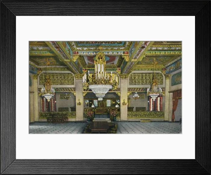 Framed Print : Elaborate Interior of Casino and Famous Gold Bar, Hotel Agua Caliente, c1939 Framed Print : Elaborate Interior of Casino and Famous Gold Bar, Hotel Agua Caliente, c1939
