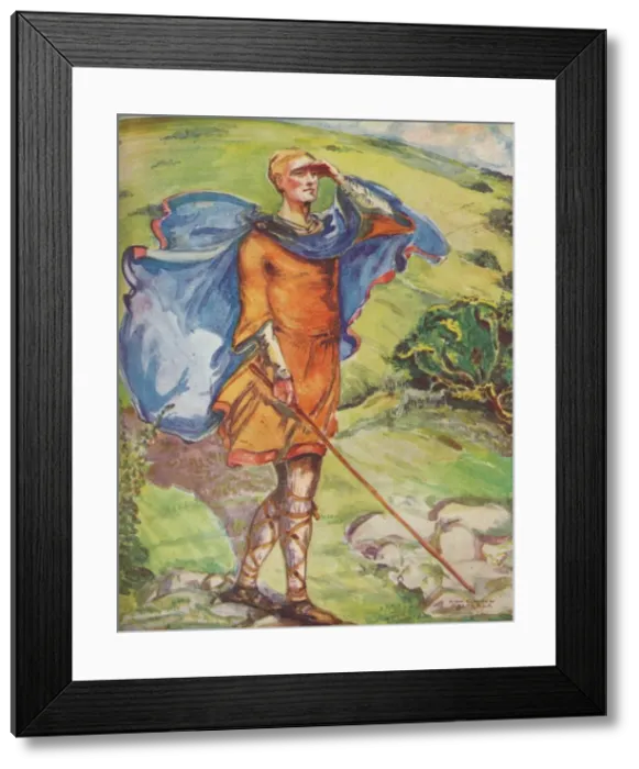 Framed Print : A Man of the Time of William I, 1907. Artist: Dion Clayton Calthrop Framed Print : A Man of the Time of William I, 1907. Artist: Dion Clayton Calthrop