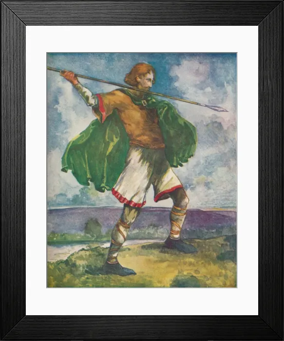 Framed Print : A Man of the Time of William II, 1907. Artist: Dion Clayton Calthrop Framed Print : A Man of the Time of William II, 1907. Artist: Dion Clayton Calthrop