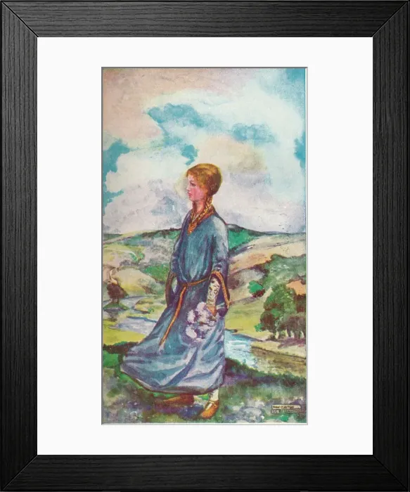 Framed Print : A Child of the Time of Henry I, 1907. Artist: Dion Clayton Calthrop Framed Print : A Child of the Time of Henry I, 1907. Artist: Dion Clayton Calthrop