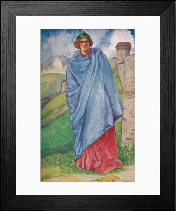 Framed Print : A Man of the Time of Henry III, 1907. Artist: Dion Clayton Calthrop Framed Print : A Man of the Time of Henry III, 1907. Artist: Dion Clayton Calthrop