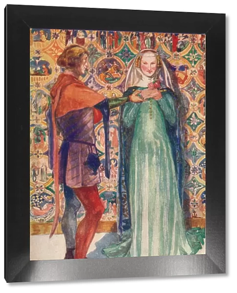 A Man and Woman of The Time of Edward II, 1907. Artist: Dion Clayton Calthrop