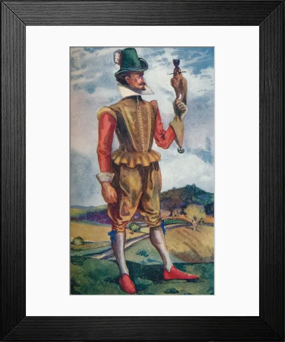 Framed Print : A Man of the Time of James I, 1907. Artist: Dion Clayton Calthrop Framed Print : A Man of the Time of James I, 1907. Artist: Dion Clayton Calthrop
