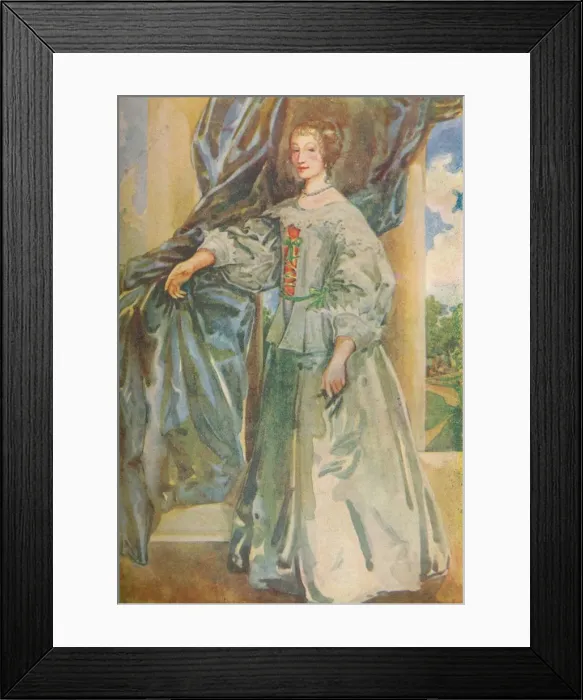 Framed Print : A Woman of the Time of Charles I, 1907. Artist: Dion Clayton Calthrop Framed Print : A Woman of the Time of Charles I, 1907. Artist: Dion Clayton Calthrop