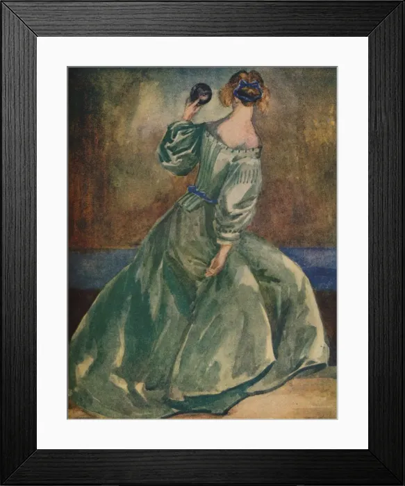 Framed Print : A Woman of the Time of Cromwells, 1907. Artist: Dion Clayton Calthrop Framed Print : A Woman of the Time of Cromwells, 1907. Artist: Dion Clayton Calthrop
