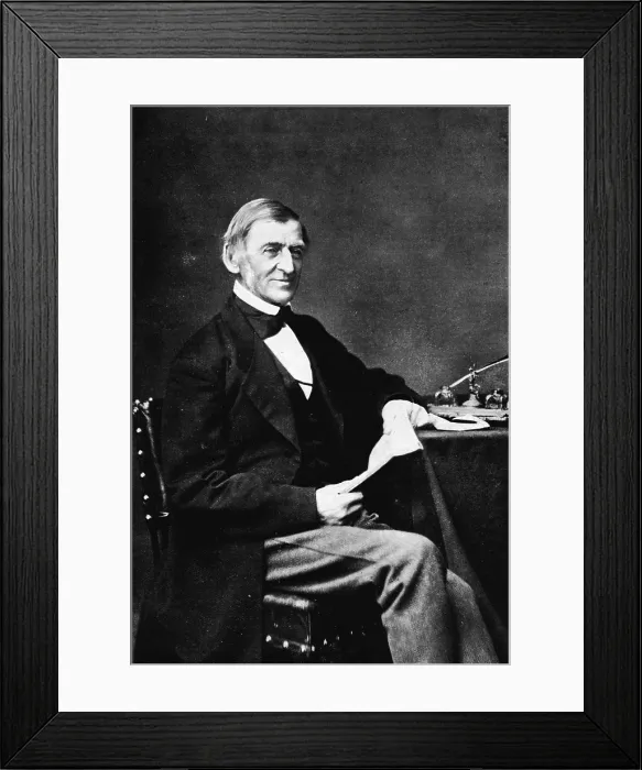 Framed Print : Ralph Waldo Emerson, c1870, (1911). Creator: Elliott & Fry. Ralph Waldo Emerson, c1870, (1911). Creator: Elliott & Fry Framed Print : Ralph Waldo Emerson, c1870, (1911). Creator: Elliott & Fry. Ralph Waldo Emerson, c1870, (1911). Creator: Elliott & Fry