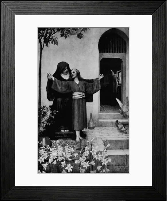 Framed Print : Love Divine, 1910, (1911). Artist: George Henry Grenville Manton Framed Print : Love Divine, 1910, (1911). Artist: George Henry Grenville Manton