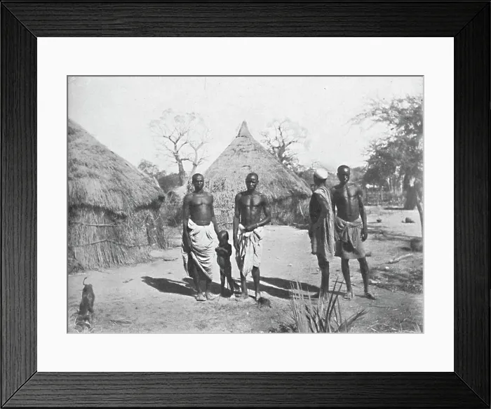 Framed Print : Hamegs, people of the Blue Nile, 1912. Artist: L Loat Framed Print : Hamegs, people of the Blue Nile, 1912. Artist: L Loat