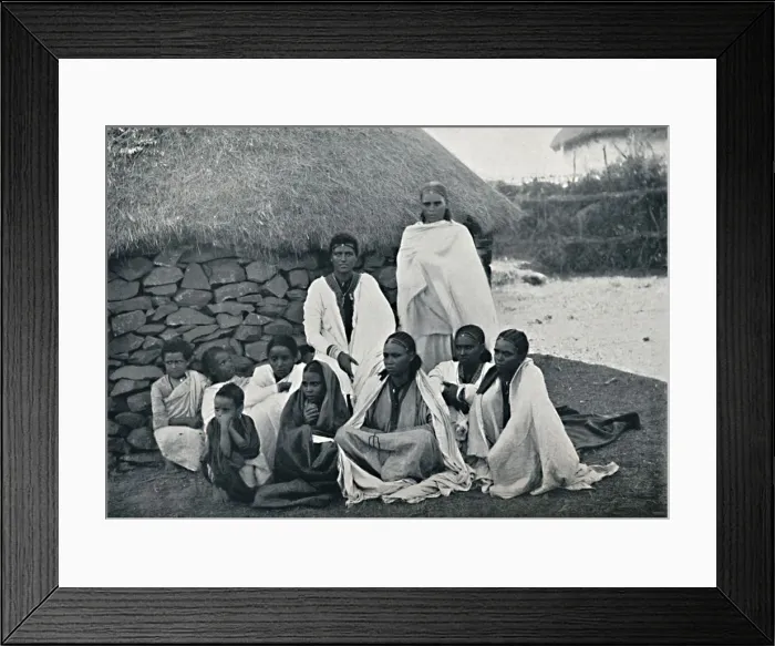 Framed Print : A group of Abyssinians, 1912 Framed Print : A group of Abyssinians, 1912