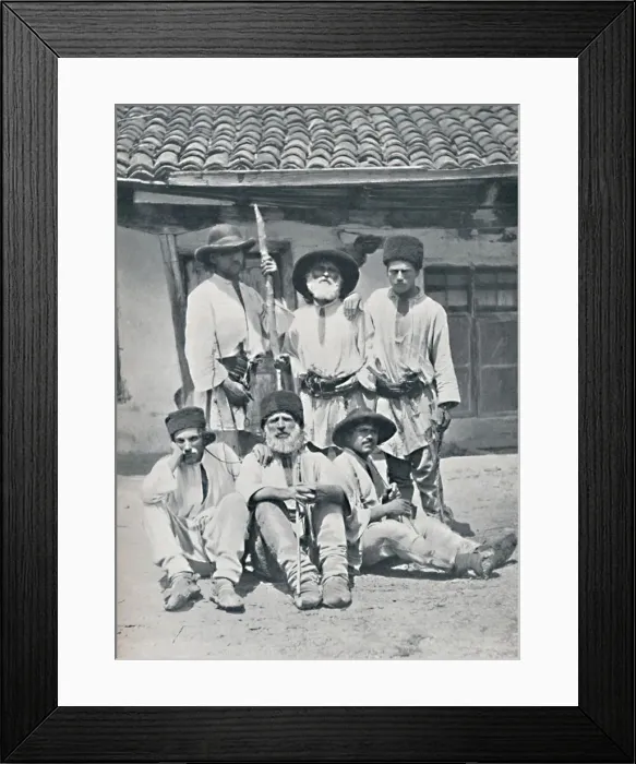 Framed Print : Romanian peasants, 1912 Framed Print : Romanian peasants, 1912
