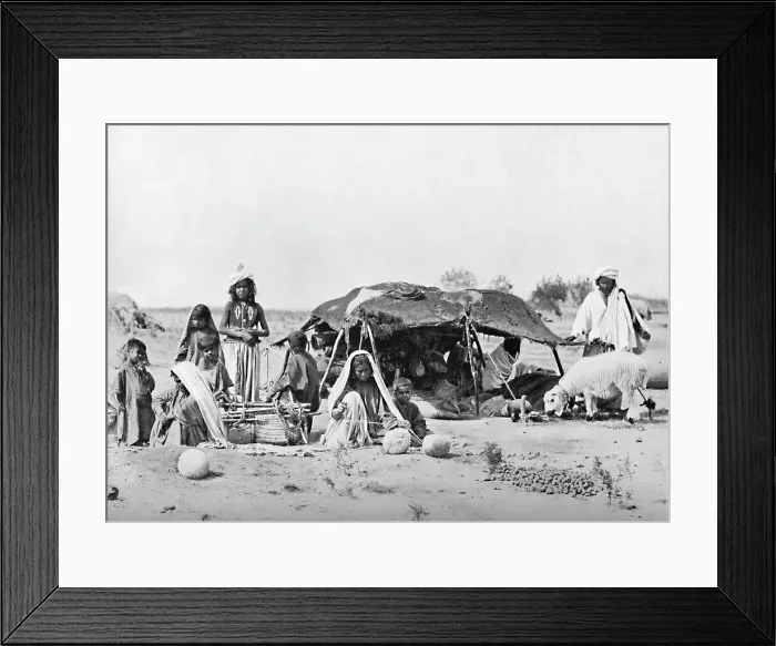 Framed Print : A summer encampment in Balochistan, 1902. Artist: F Bremner Framed Print : A summer encampment in Balochistan, 1902. Artist: F Bremner